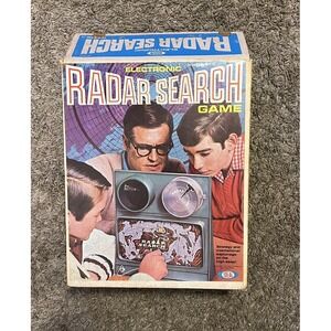 Vintage 1969 Ideal Electronic Radar‎ Search Game with Box Untested Complete